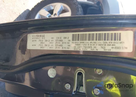 2016 Ram 1500 Big Horn из США, поврежденный, VIN 1C6RR7LT7GS133078